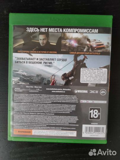 Игра Battlefield hardline для Xbox one