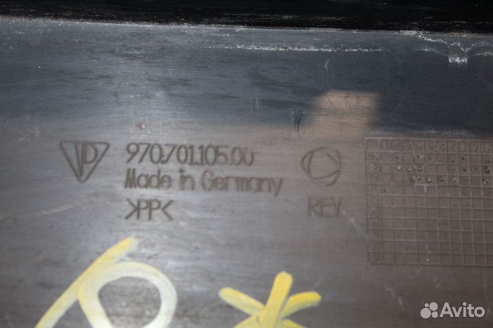 Накладка под номер Porsche Panamera 2010-2016