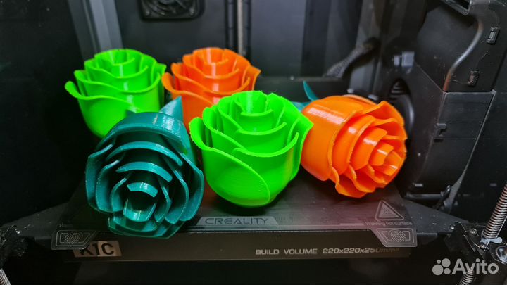 Букет к 8 марта на 3Д принтере