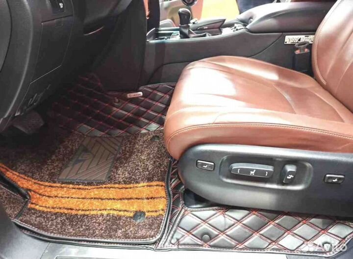 3Д коврики из экокожи lexus LX 2016 3