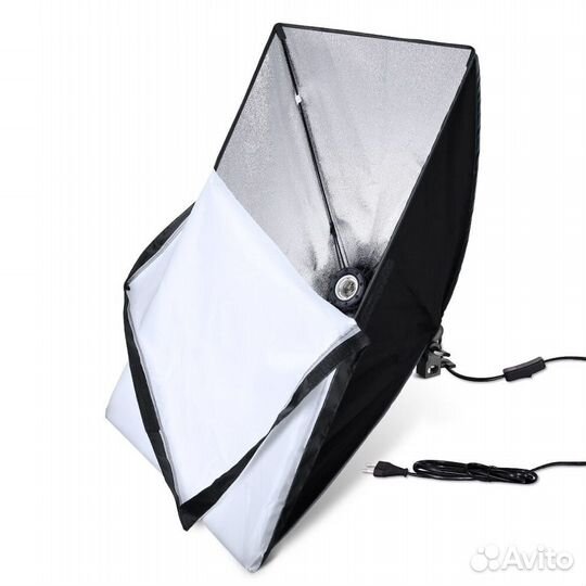 Быстрораскладной софтбокс 50x70см с патроном E27