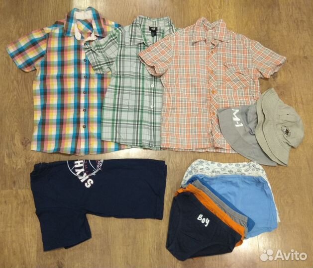 Большой пакет одежды д/м р.122-134