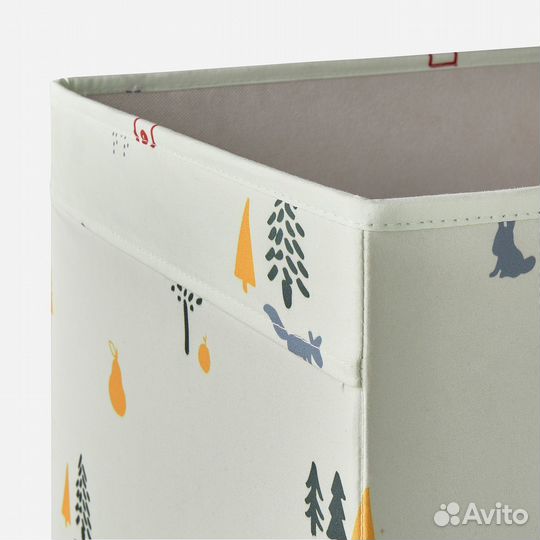 Regnbroms IKEA 005.553.54 Ящик 33x38x33 см узор лесные животные / разноцветный