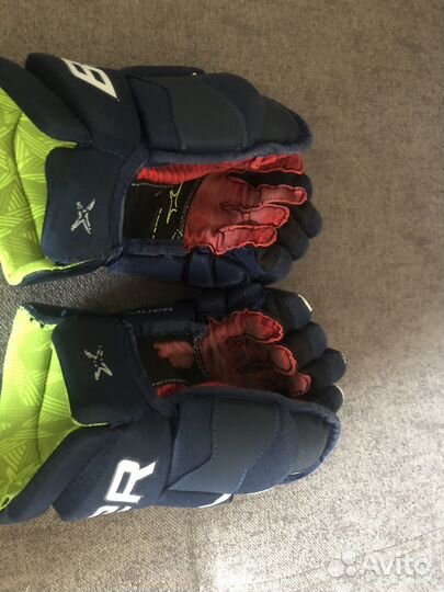 Краги хоккейные bauer 2,9x 12 размер бу