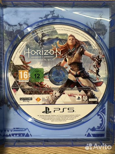 Horizon forbidden west ps5 диск русская озвучка