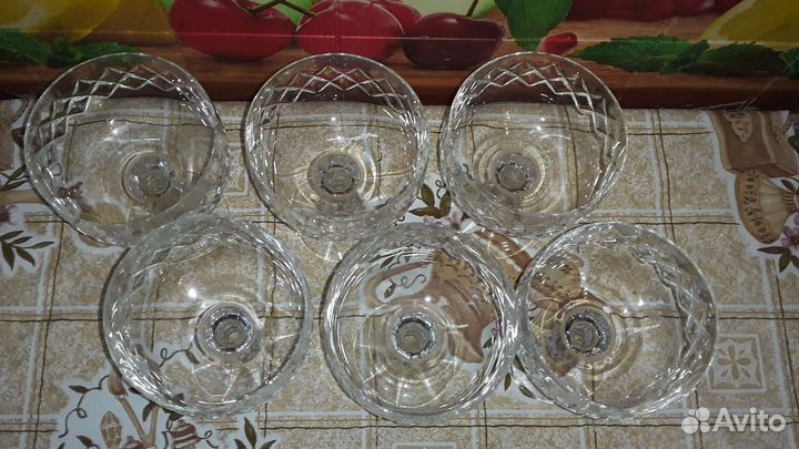 Хрустальные бокалы СССР