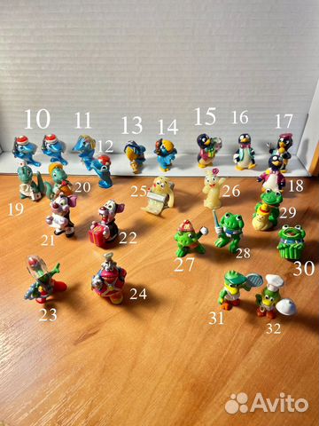 Игрушки Киндер Kinder кроты Ландрин