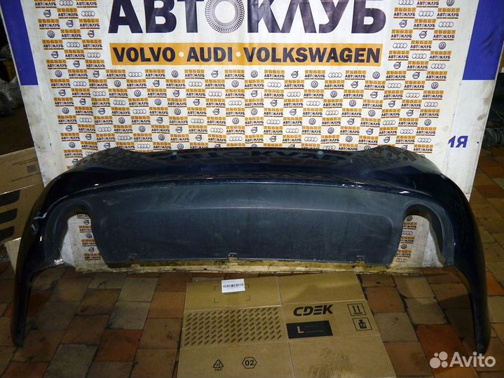 Бампер задний Ауди A6 А6 C6 С6 синий