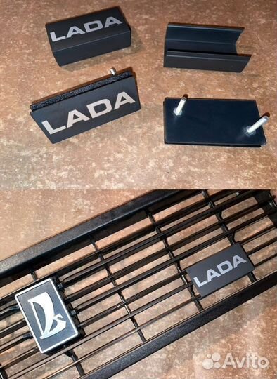 Коллекционный шильдик решетки радиатора ваз