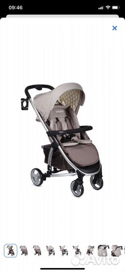 Коляска прогулочна babyton cosmo