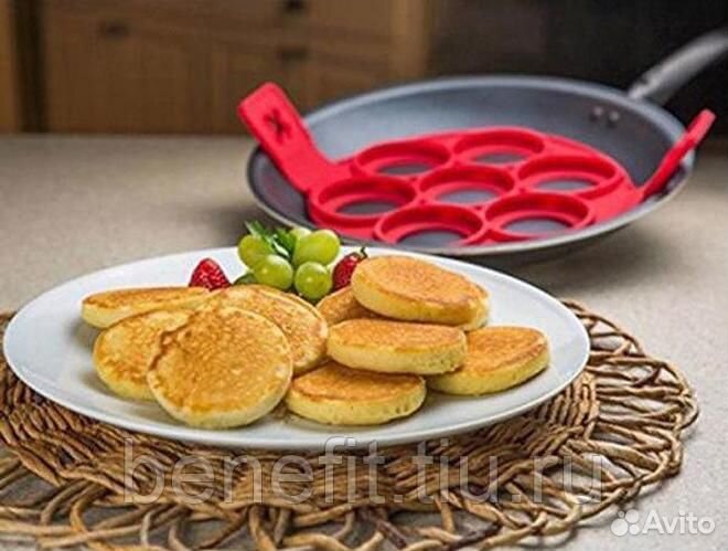 Силиконовая форма для оладий flippin fantastic 10