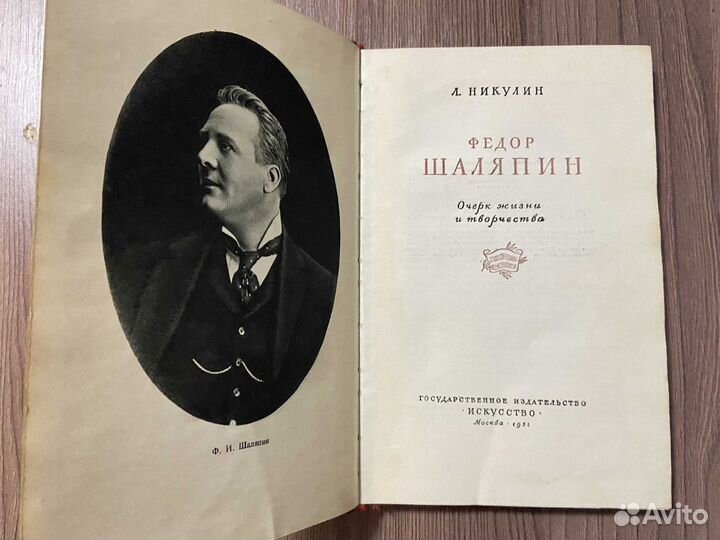 Л.Никулин. Федор Шаляпин.Очерк жизни и творчества