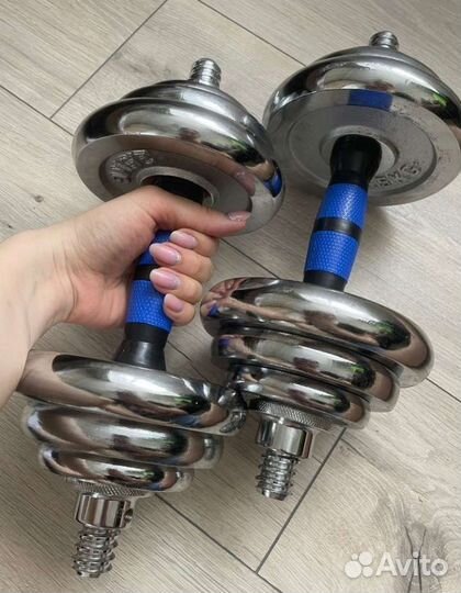 Гантели 20 кг металлические
