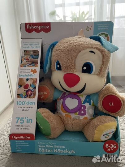 Игр Fisher-Price Ученый щенок FPN77 бежево-голубой