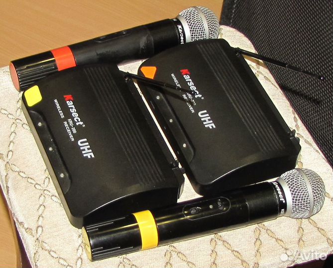 Микрофоны Karsect Pro 2шт вокальные радио KRU200