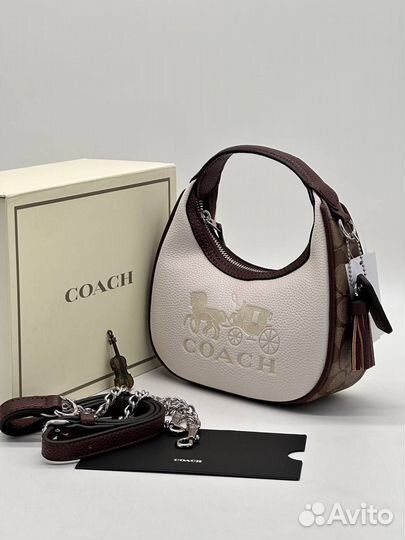 Сумка женская натуральная кожа Coach