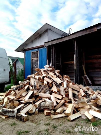 Дрова в укладку любого объема Березовые в Выборге