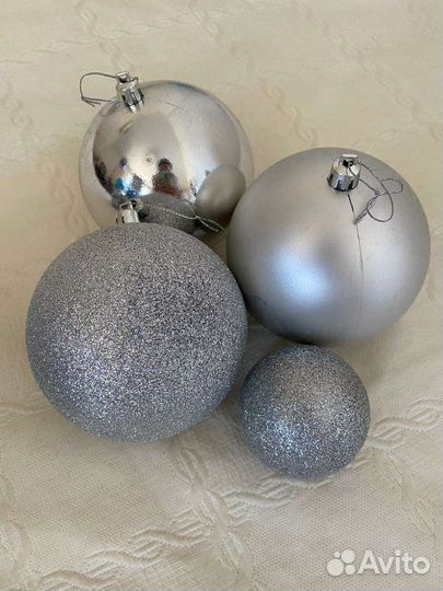 Набор новогодних шаров.цена за все