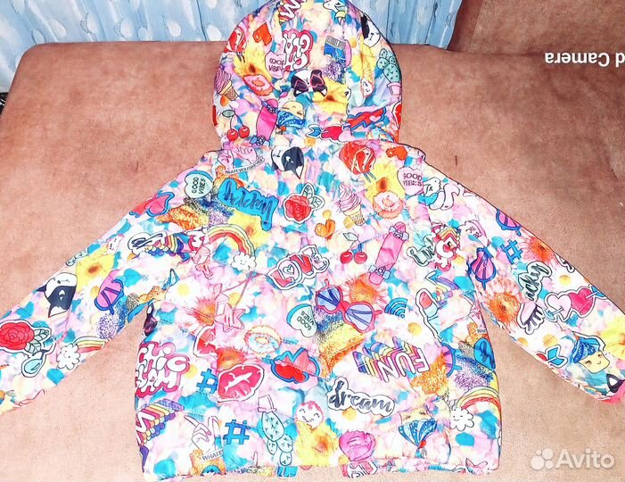 Куртка-жилетка для девочки 98 см