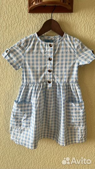 Хлопковое летнее платье 116