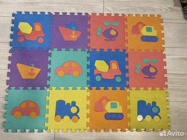 Мягкий коврик пазл