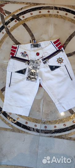 Шорты джинсовые D&G р. 42-48, 100% хлопок