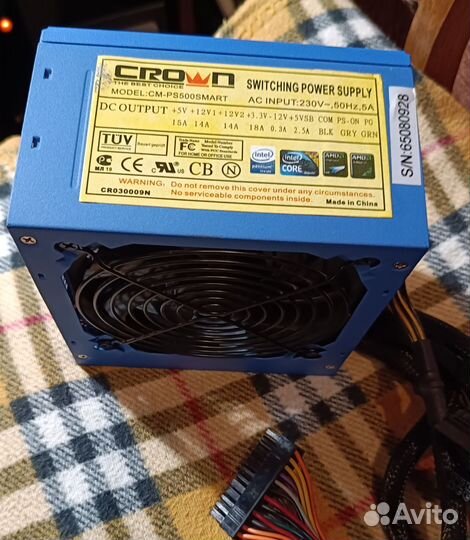 Блок питания 500W(обмен)