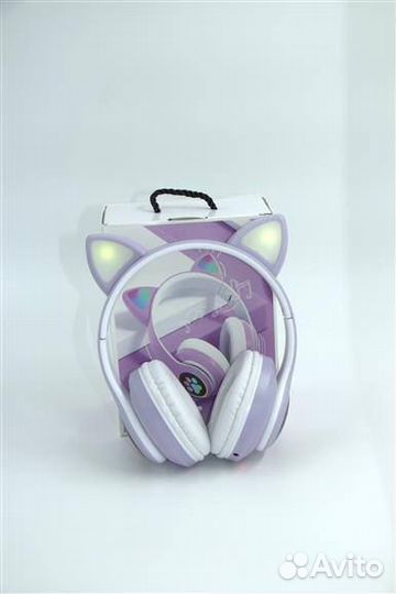 Беспроводные наушники большие с ушками