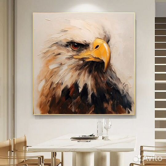 Интерьерная картина маслом орёл