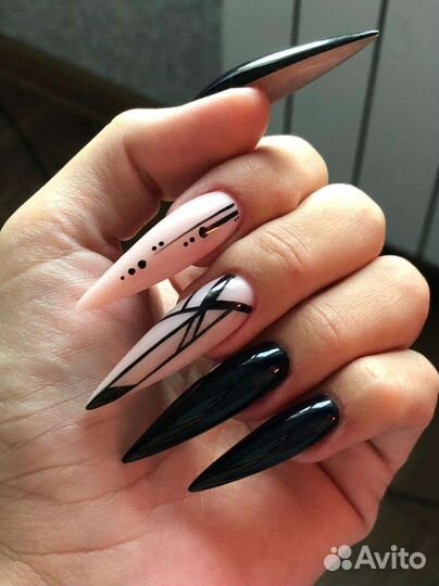 Наращивание ногтей, маникюр