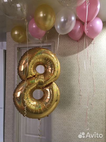 Воздушные шары цифры