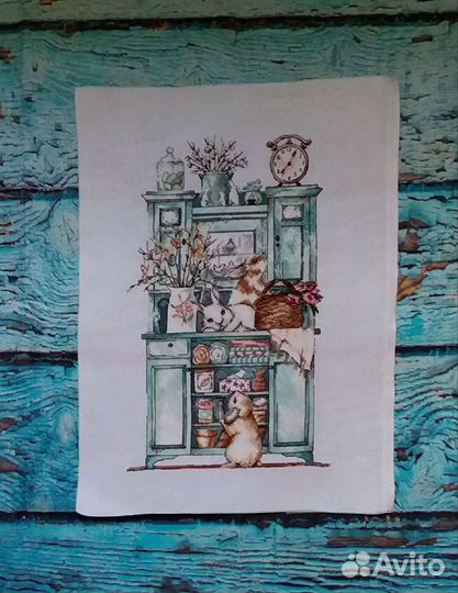 Вышивка крестиком картин и метрик