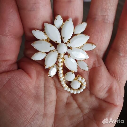 Винтажная брошь США