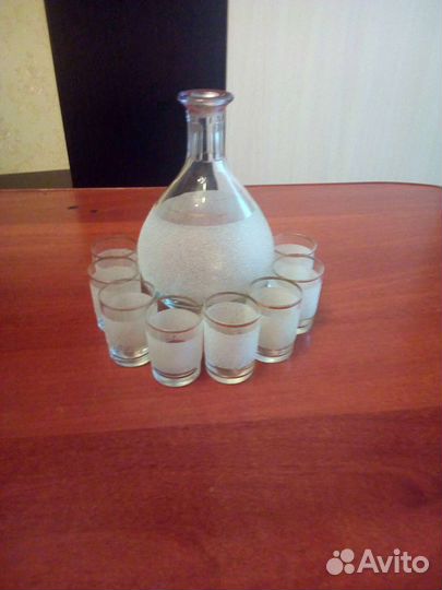 Графин с рюмками СССР