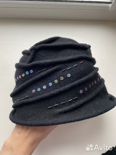 Шапка женская демисезонная, берет зимний и снуд