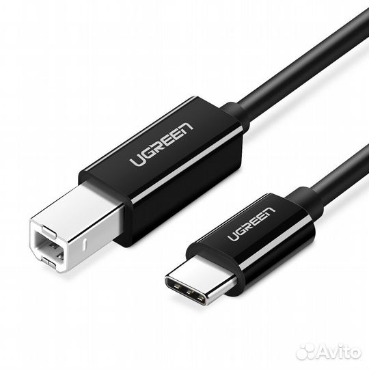 Кабель соединительный USB 2.0 AC-BM, ибп 2м. черны