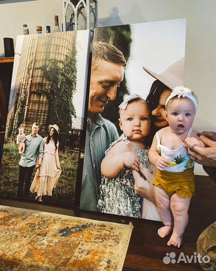 Портрет на холсте по фото в Карачаевске