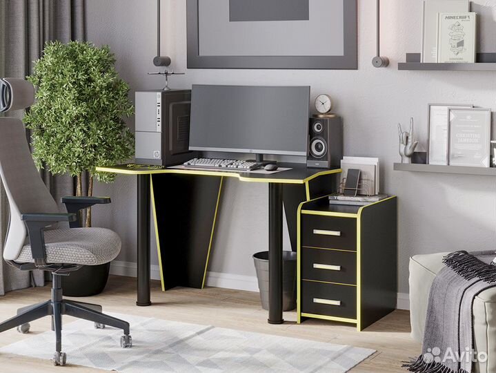 Игровой стол с тумбой