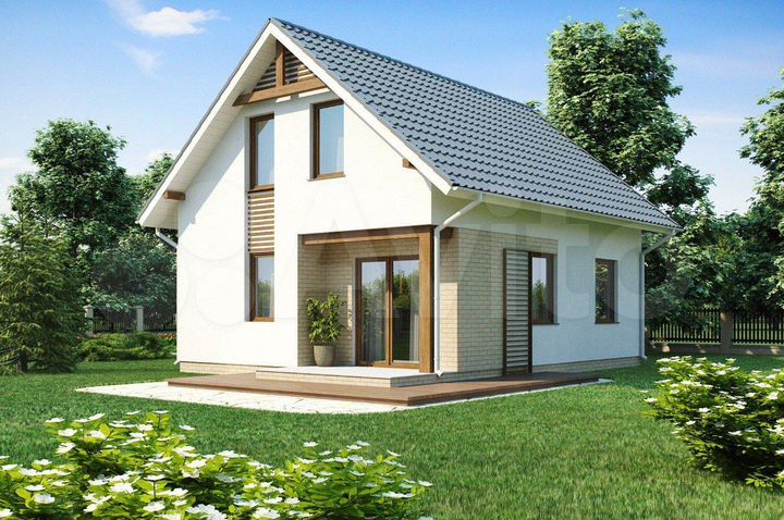 Дом 125 м² на участке 6 сот.