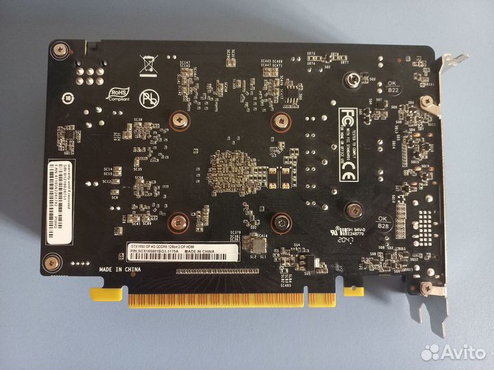 Видеокарта gtx 1650 4GB