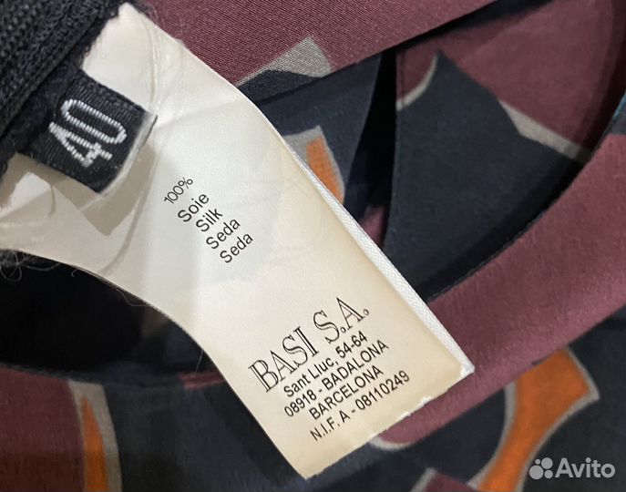 Шелковое платье armand basi nigbt