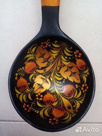 Черпак хохлома СССР. Новый
