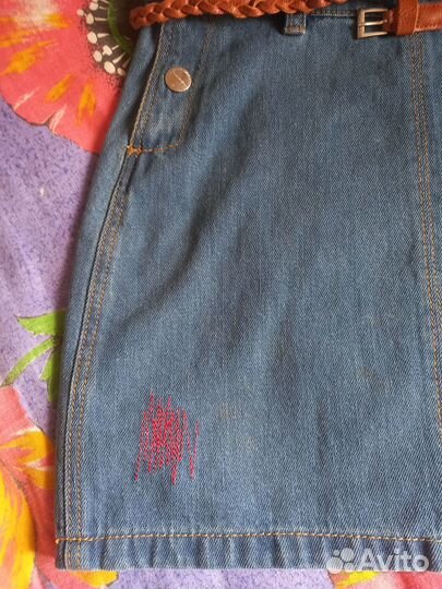 Джинсовый сарафан 134-140 р-р