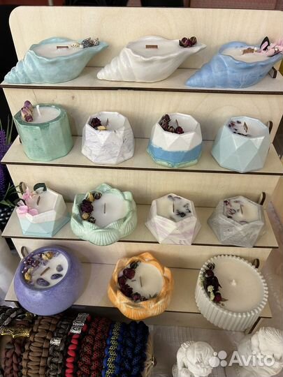 Свечи декоративные и ароматические