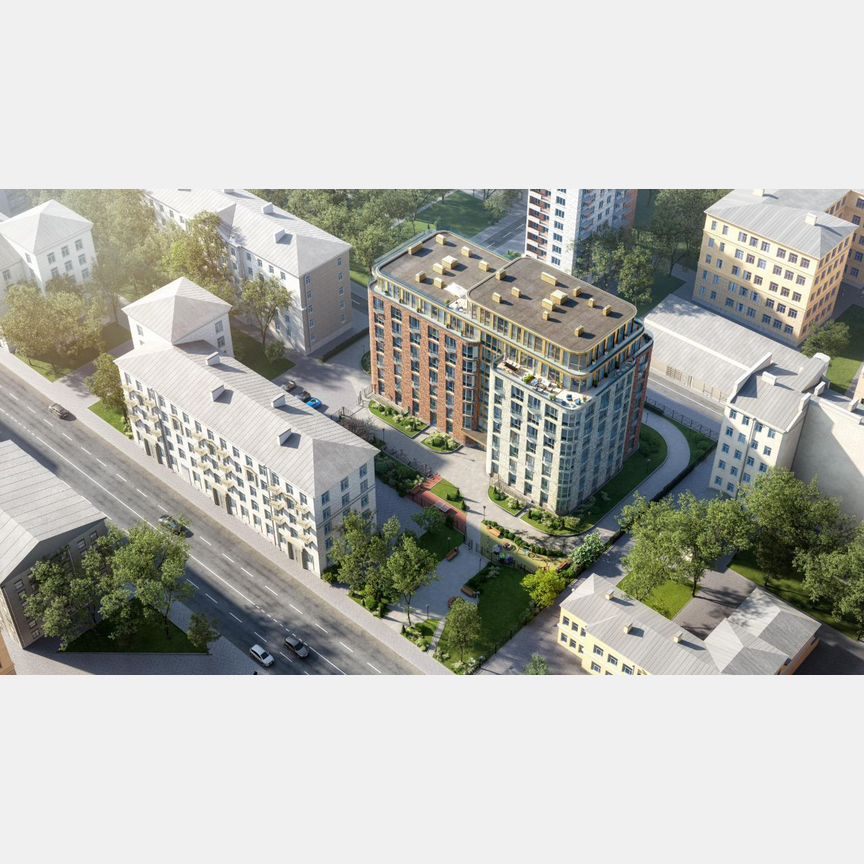 1-к. квартира, 52,6 м², 3/7 эт.