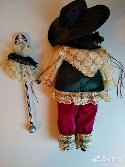 Кукла редкая, коллекционная Шут Cindy M. McClure