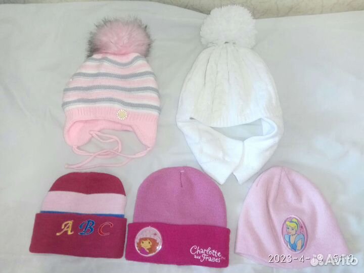 Шапки от 0 до 5 лет
