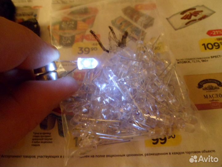 Светодиоды 100штук