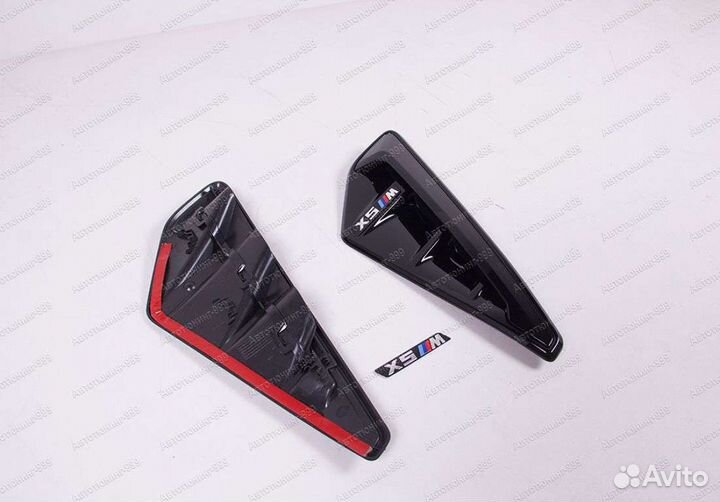 Черные жабры в крылья X5M на BMW X5 G05