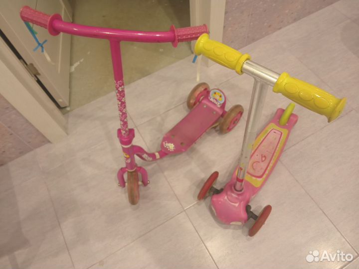 Детские самокаты, велосипед,ролики